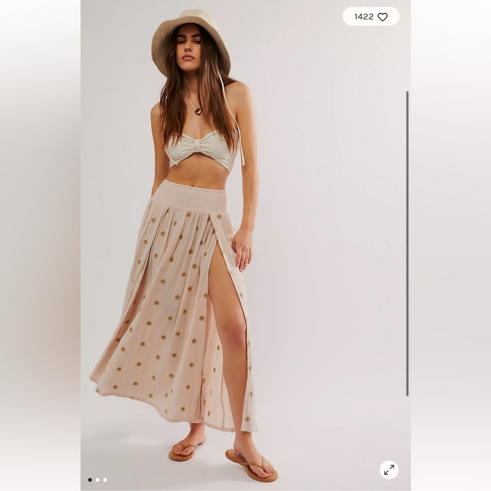 Free People Real Love Maxi Skirt
